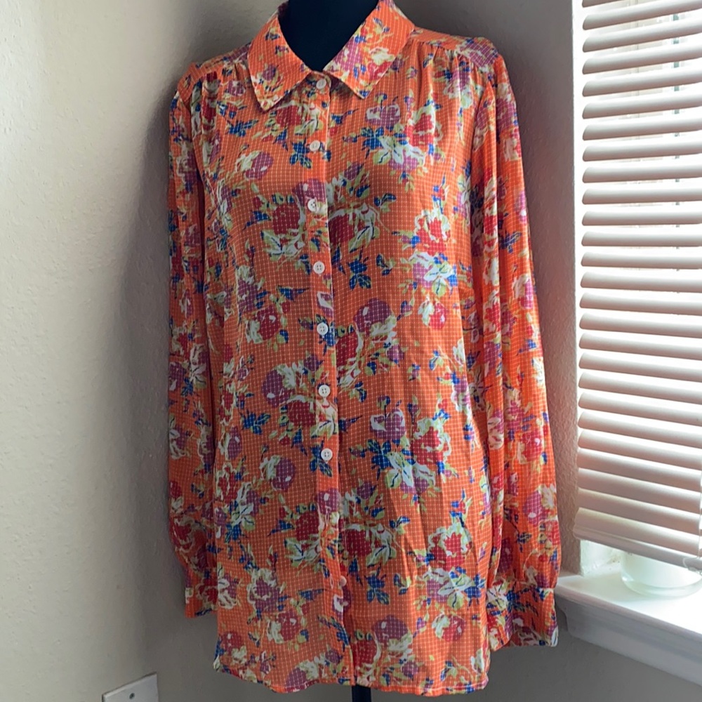 Mod Cloth Blouse, 2X